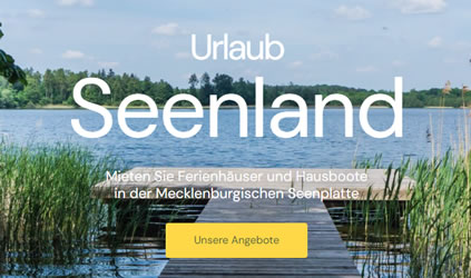 Logo der Firma Urlaub Seenland - Ferienhäuser & Hausboote aus Feldberger Seenlandschaft