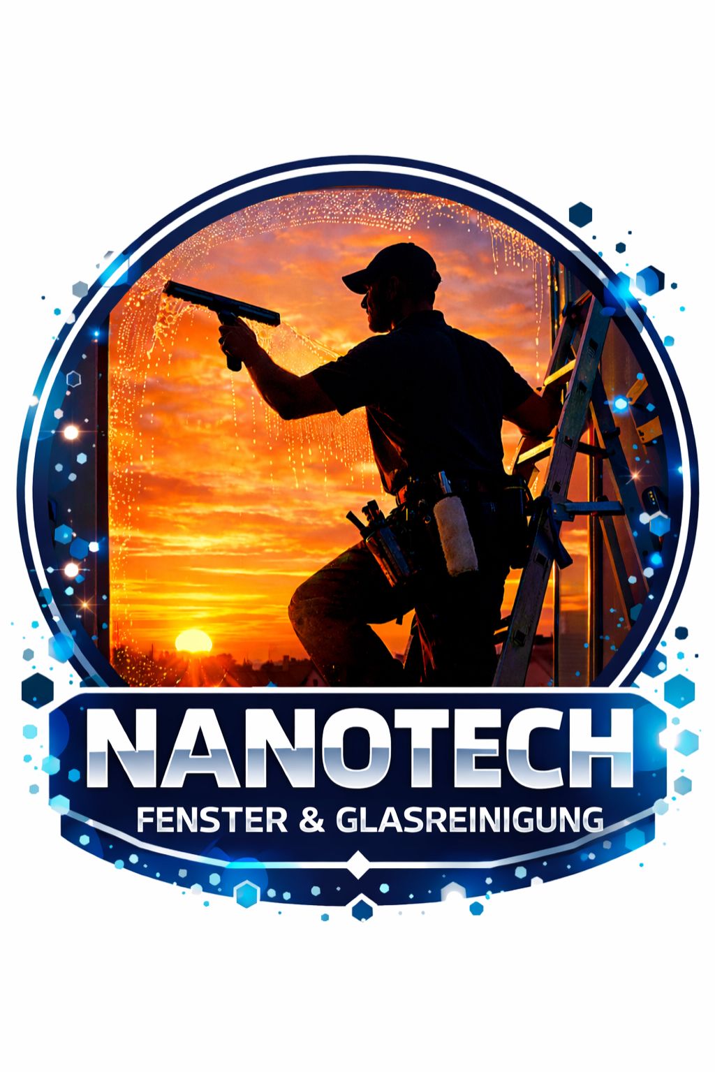 Logo der Firma Nanotech Fenster & Glasreinigung aus Berlin