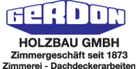Logo der Firma Dachdeckerei-Zimmerei Gerdon Holzbau GmbH aus Steinfeld auf dem Branchenportal Dachdecker.com