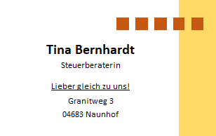 Logo der Firma Steuerberaterin Tina Bernhardt aus Naunhof