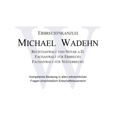 Logo der Firma Erbrechtskanzlei Michael Wadehn aus Bielefeld