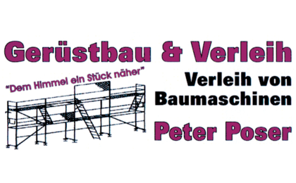 Logo der Firma Gerüstbau & Verleih Poser Peter aus Bamberg
