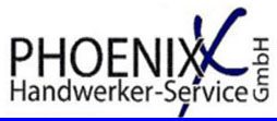 Logo der Firma Phoenixx Handwerker-Service GmbH aus Moers auf dem Branchenportal Hausmeisterdienste.net