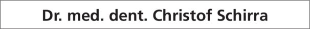 Logo der Firma Dr. med. dent. Christof Schirra aus Düsseldorf