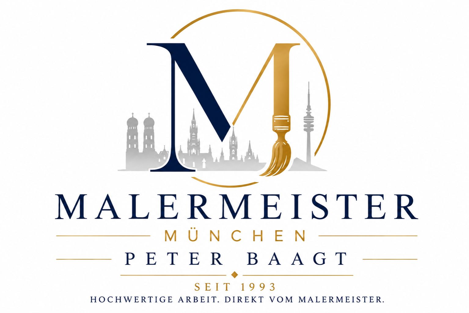 Logo der Firma Malermeister Peter Baagt aus München