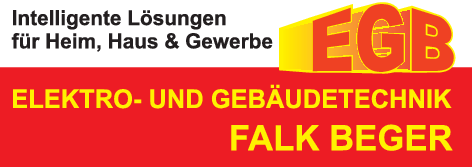Logo der Firma EGB Elektro- und Gebäudetechnik Falk Beger aus Halsbrücke
