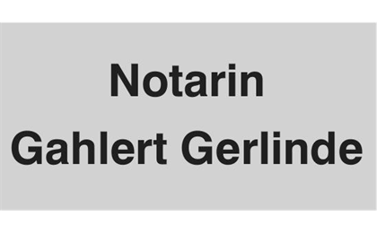 Logo der Firma Notarin Gahlert Gerlinde aus Annaberg-Buchholz