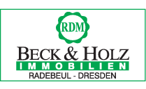 Logo der Firma Beck & Holz Immobilien GmbH aus Radebeul