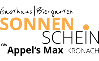 Logo der Firma Gasthaus Sonnenschein im Appels Max aus Kronach