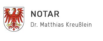 Logo der Firma Notar Dr. Matthias Kreußlein aus Oranienburg