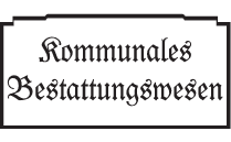 Logo der Firma Bestattungswesen Kommunales Bestattungswesen aus Reichenbach