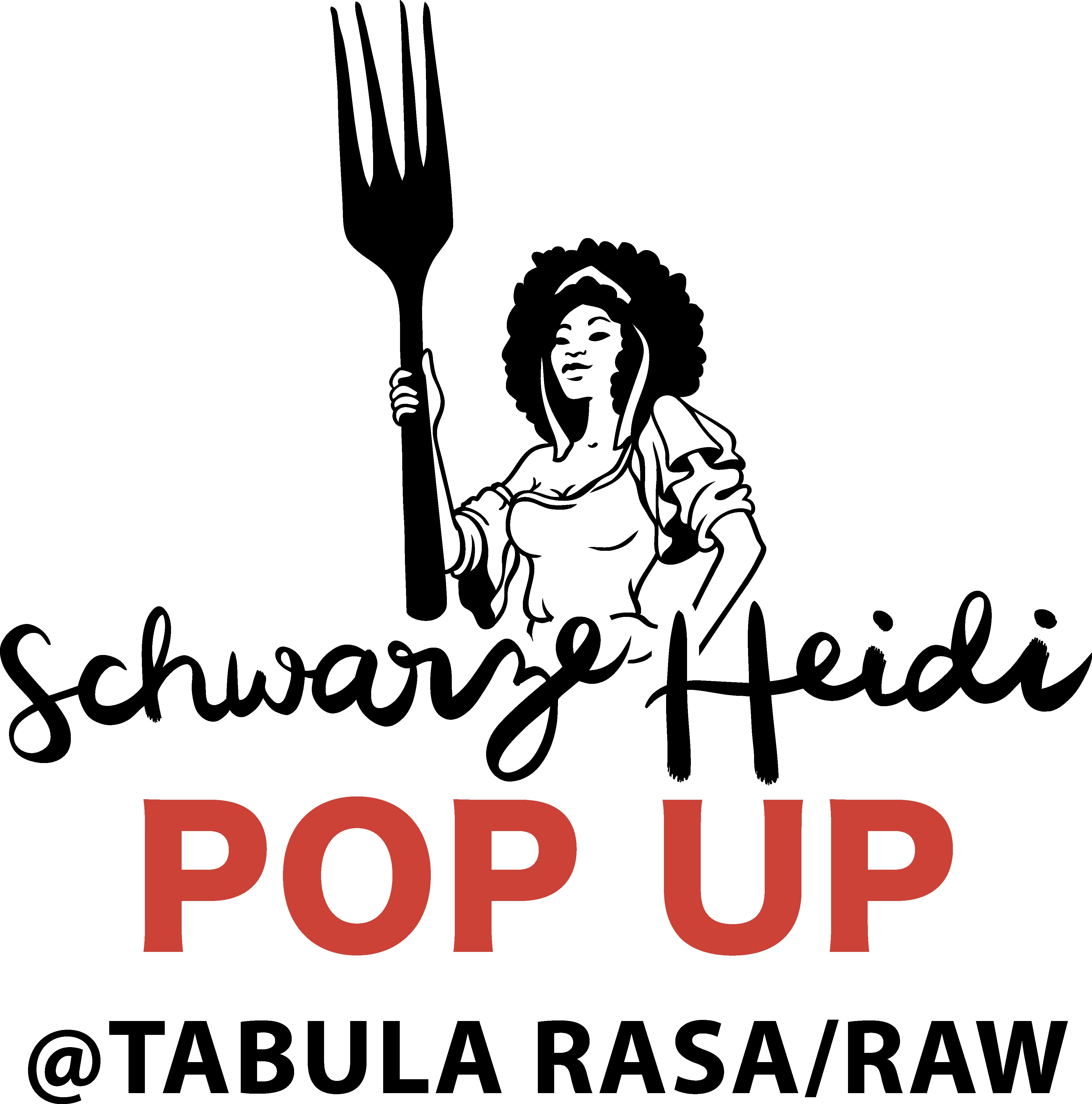 Logo der Firma POP UP Schwarze Heidi @TABULA RASA/RAW aus Berlin