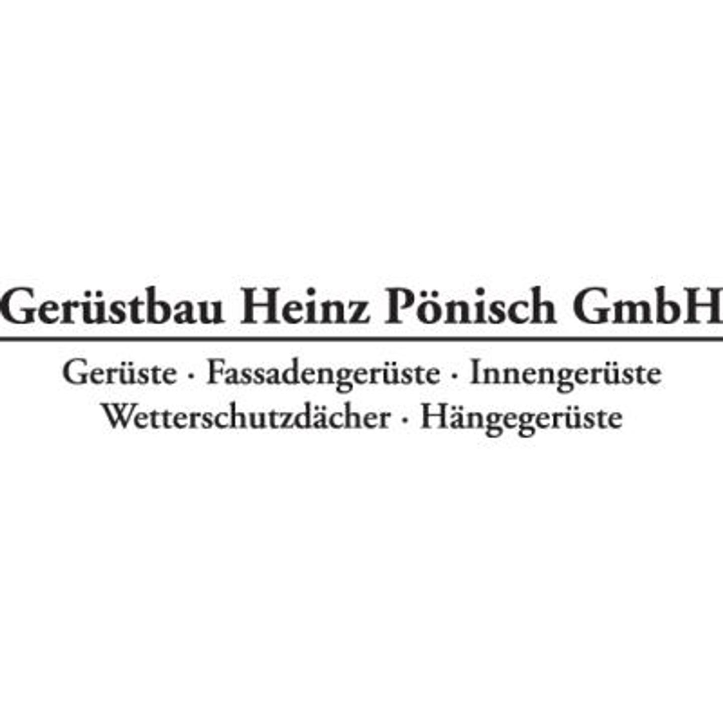 Logo der Firma Gerüstbau Heinz Pönisch GmbH aus Berlin