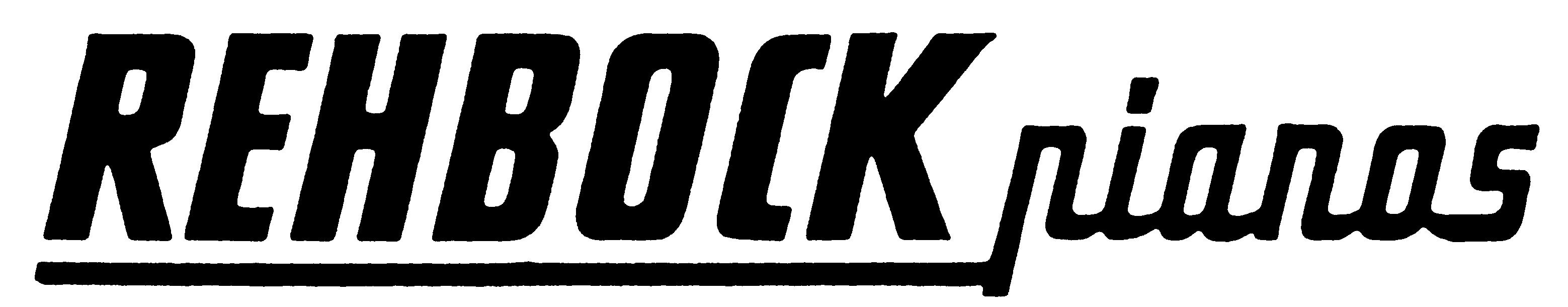Logo der Firma Rehbock Pianos aus Düsseldorf