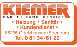 Logo der Firma Heizungs- und Lüftungsbau Kiemer GmbH aus Pfaffenhofen