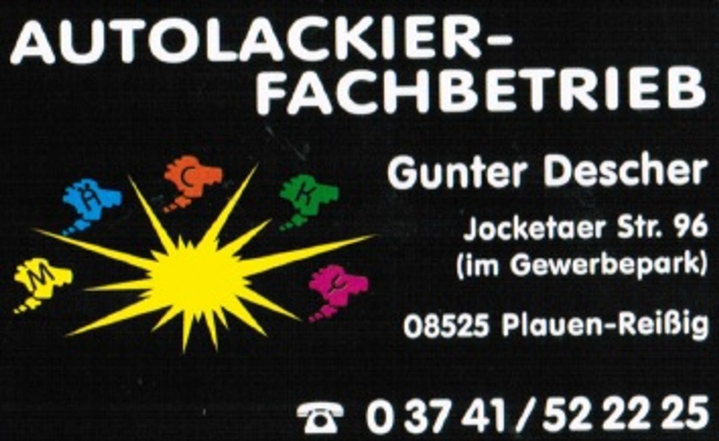 Logo der Firma AUTOLACKIERFACHBETRIEB Gunter Descher aus Plauen