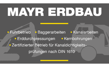 Logo der Firma Mayr Erdbau GmbH aus Hofstetten