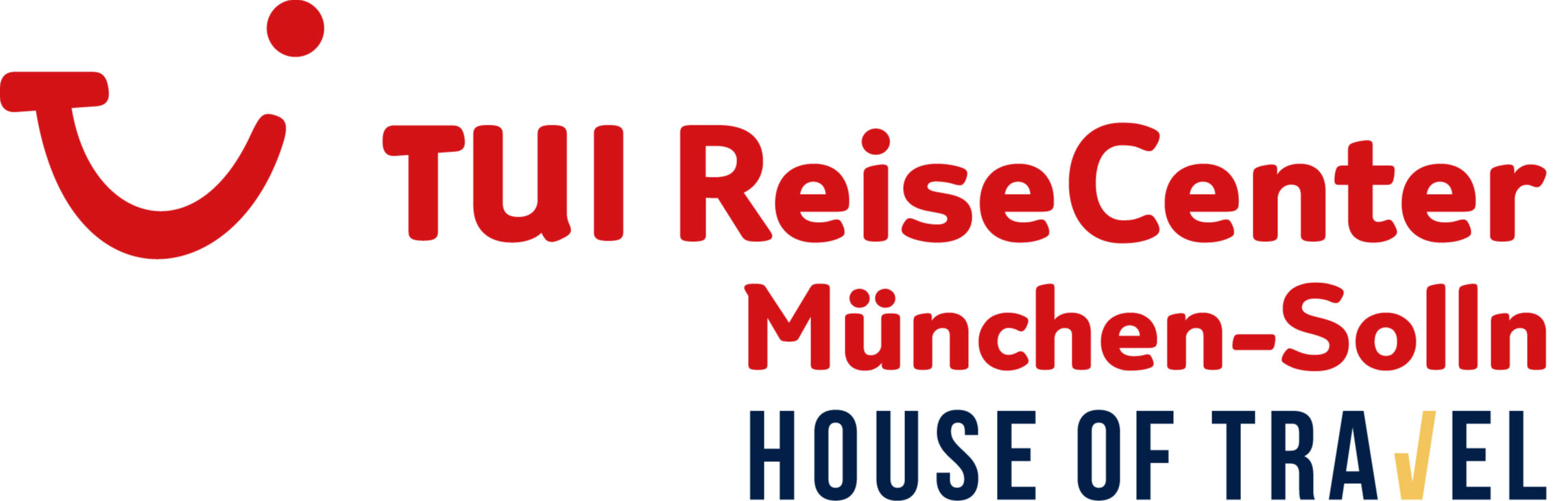 Logo der Firma TUI ReiseCenter, HOUSE OF TRAVEL aus München