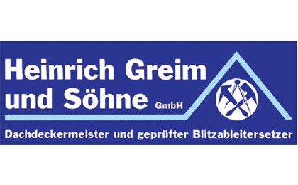 Logo der Firma Dachdeckerei Heinrich Greim & Söhne GmbH aus Hof