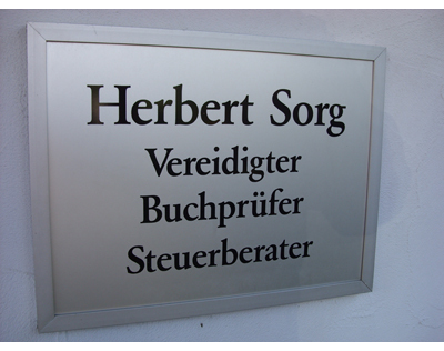 Beispielarbeit von Sorg Herbert Steuerberater - veröffentlicht auf Steuer-Berater.de