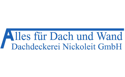 Logo der Firma Dachdeckerei Nickoleit GmbH aus Mittweida