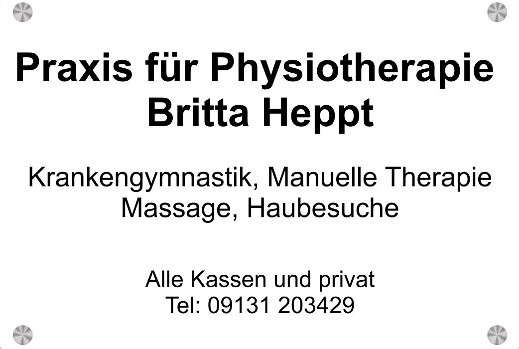 Logo der Firma Praxis für Physiotherapie Britta Heppt aus Erlangen
