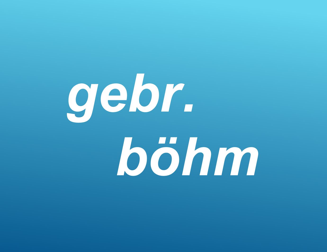 Logo der Firma Gebr. Böhm Gmbh aus Nürnberg