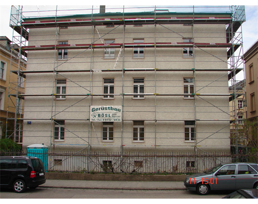 Beispielarbeit von Bösl Gerüstbau-Verleih - veröffentlicht auf Geruestbau.org