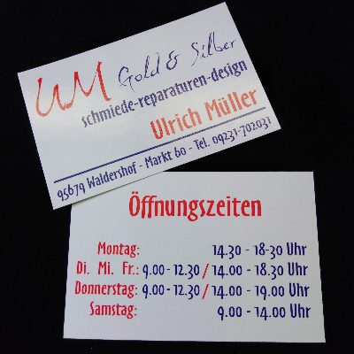 Logo der Firma Müller Ulrich Goldschmiede Atelier aus Waldershof