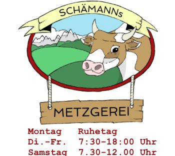 Logo der Firma SCHÄMANNs Metzgerei aus München