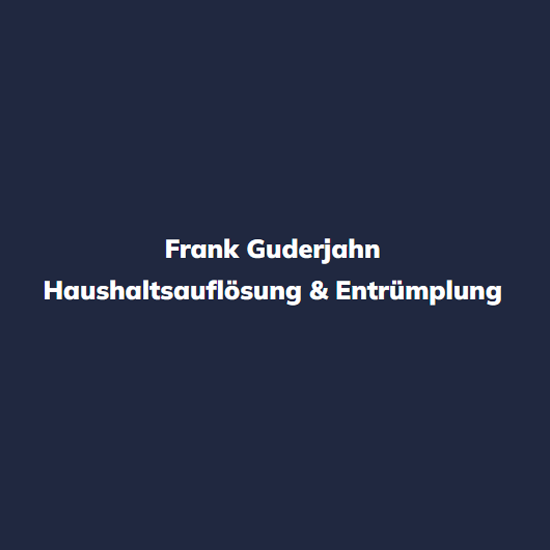 Logo der Firma Frank Guderjahn  Haushaltsauflösung & Entrümpelung aus Magdeburg