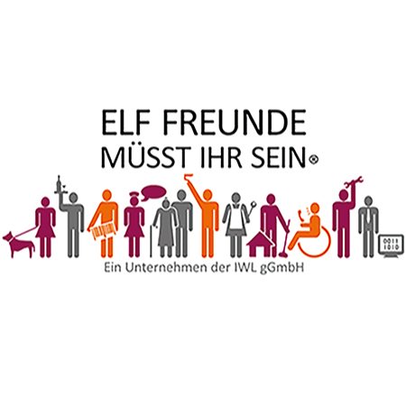 Logo der Firma Elf Freunde müsst ihr sein gGmbH aus München
