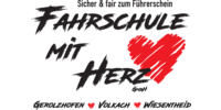 Logo der Firma Fahrschule mit Herz aus Wiesentheid