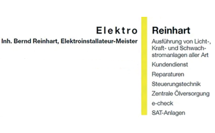 Logo der Firma Elektro Reinhart aus Bamberg