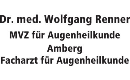 Logo der Firma Renner Wolfgang Dr. med., MVZ für Augenheilkunde Amberg GbR aus Amberg