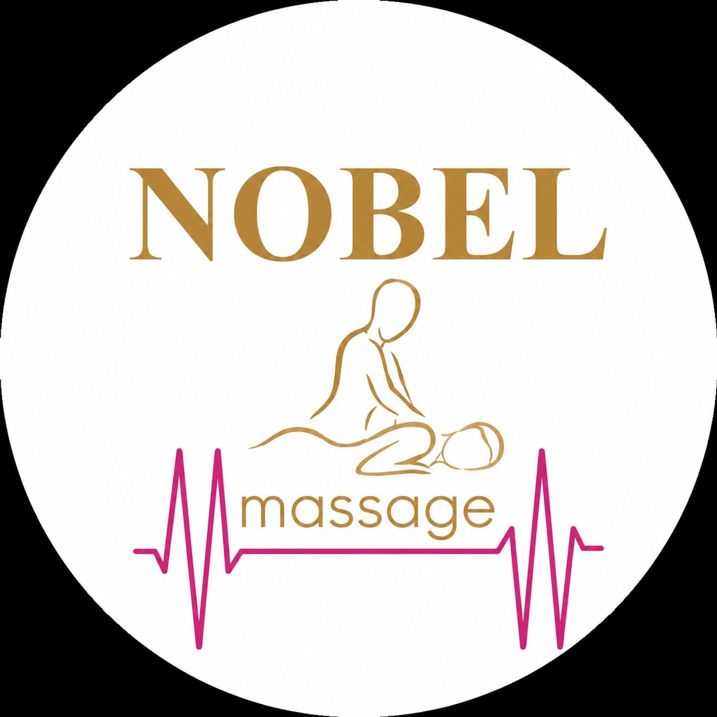 Logo der Firma Nobel Massage aus München