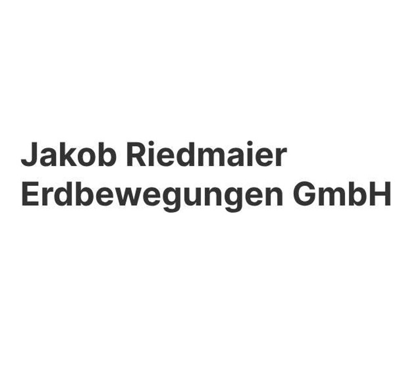 Logo der Firma Riedmaier Jakob Erdbewegungen GmbH aus München