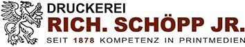 Logo der Firma Richard Schöpp jun. Druckerei aus Wuppertal