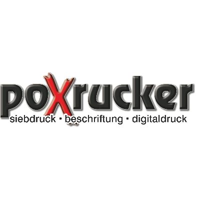Logo der Firma Poxrucker Beschriftungen aus Passau