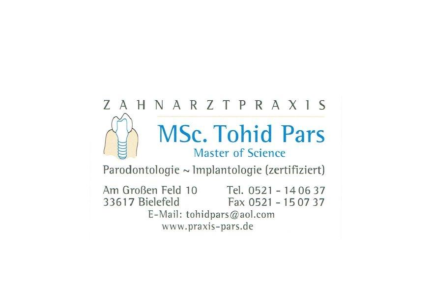 Logo der Firma Tohid Pars, Zahnarzt / Implantolgie / Parodontologie in Bielefeld aus Bielefeld