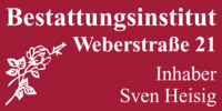 Logo der Firma Bestattungsinstitut Weberstr. 21 aus Greiz