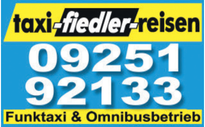 Logo der Firma Taxi Fiedler aus Münchberg