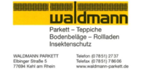 Logo der Firma Waldmann - Parkett aus Kehl