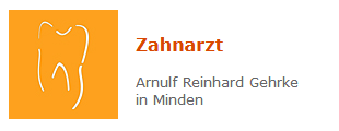 Logo der Firma Arnulf Reinhard Gehrke - Zahnarzt in Minden aus Minden
