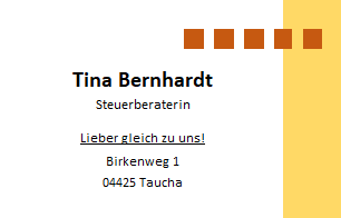 Logo der Firma Steuerberaterin Tina Bernhardt aus Taucha