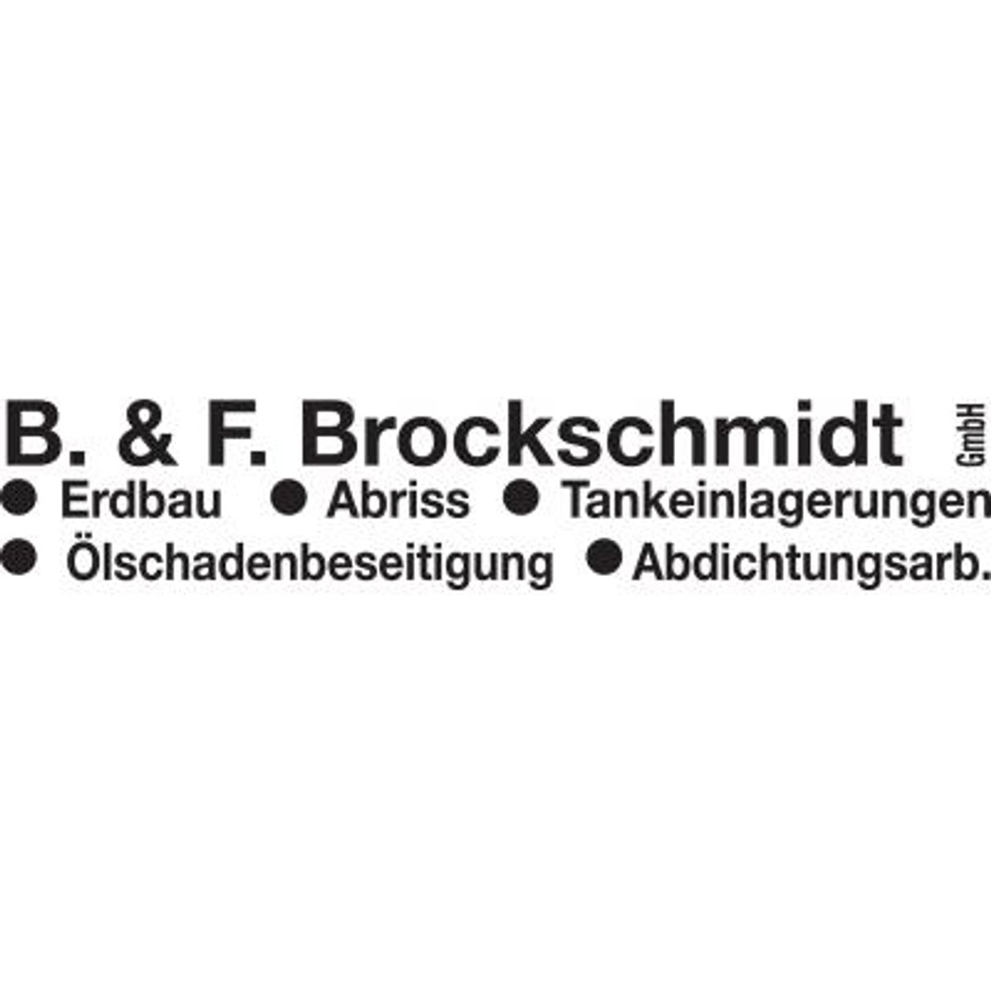 Logo der Firma B & F Brockschmidt GmbH aus Berlin