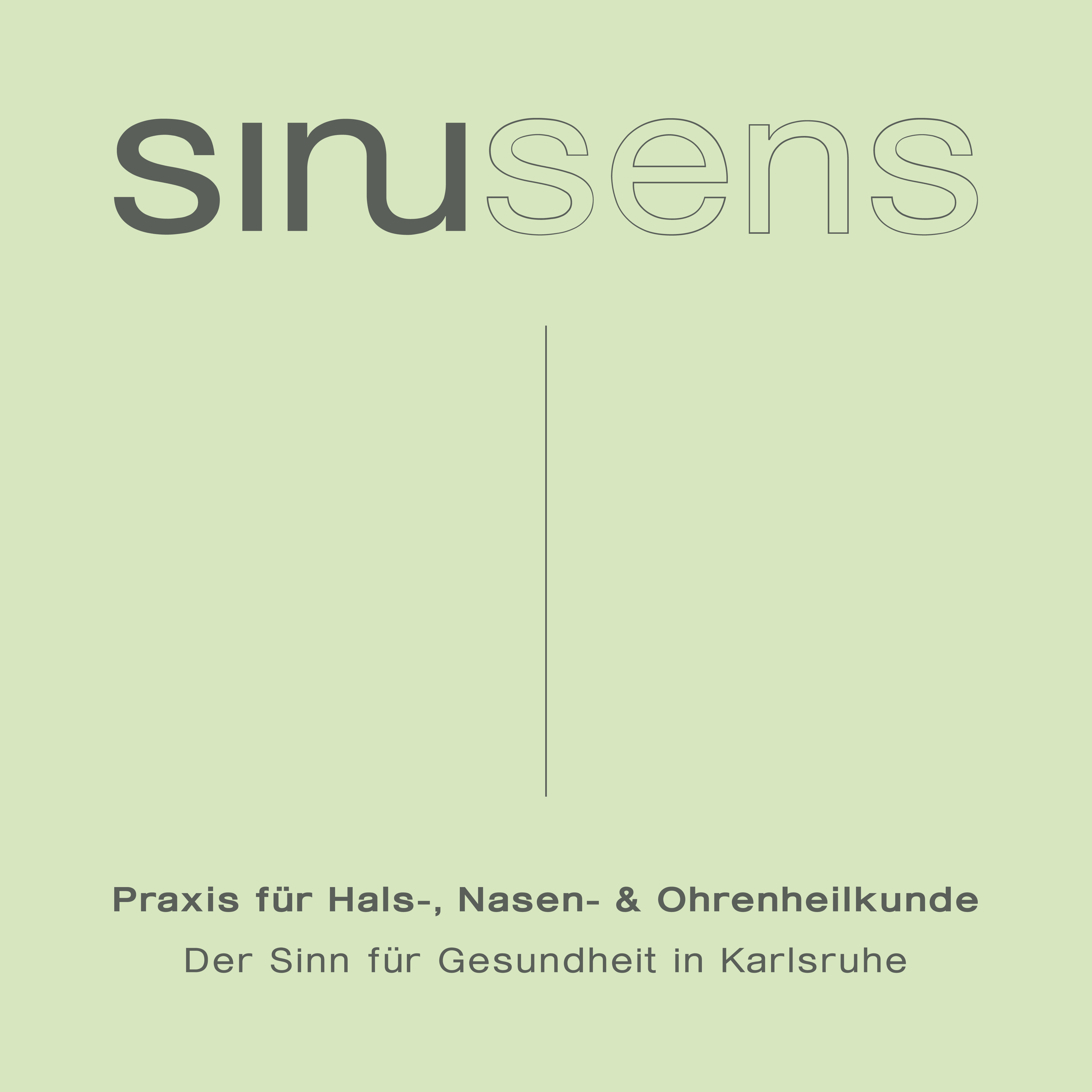 Logo der Firma SINUSENS Praxis für HNO-Heilkunde aus Karlsruhe