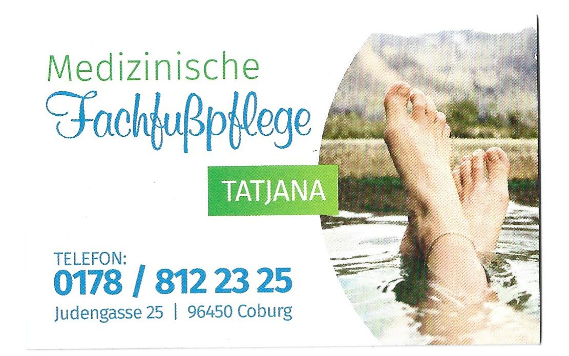 Logo der Firma Medizinische Fußpflege Tatjana aus Coburg