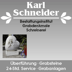 Beispielarbeit von Bestattungsinstitut Schneider - veröffentlicht auf Tischler-Schreiner.org