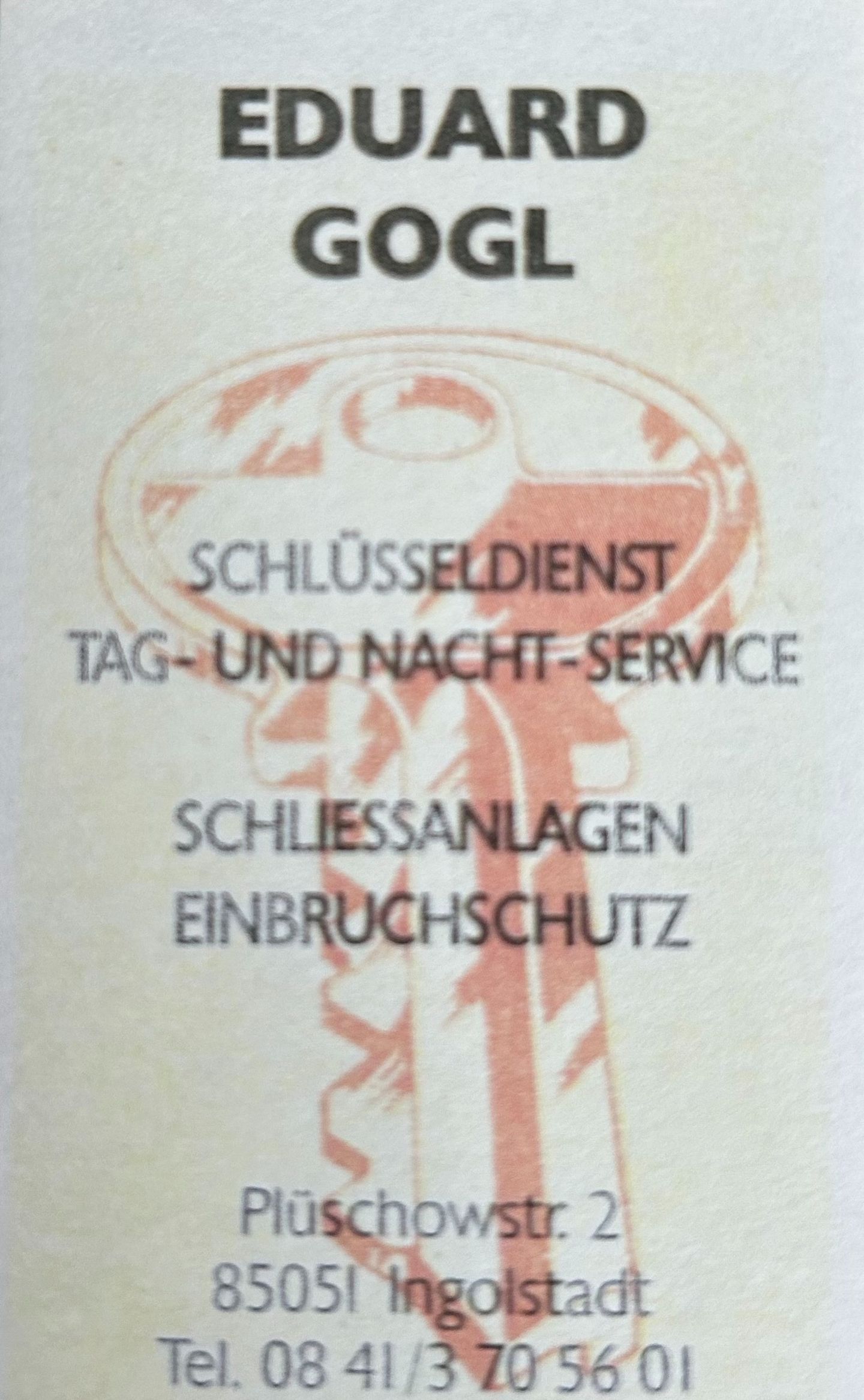Logo der Firma Schlüsseldienst Gogl Eduard aus Ingolstadt